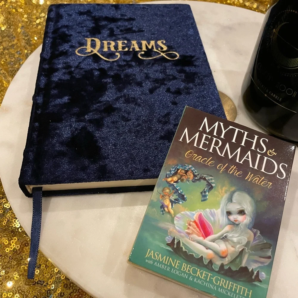 MYTHS & MERMAIDS Oracle Of The Water 42-Card Deck W/NWOT Velvet DREAMS Journal